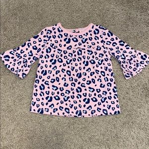 Baby girls leopard print top